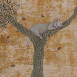 ؂̏̔L/A cat on the tree